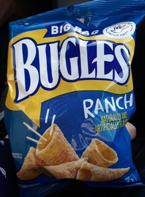 Bugles Ranch Crispy Corn Snacks