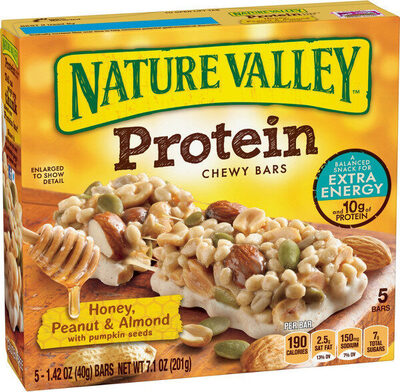 Protein Chewy Bars, Honey, Peanut & Almond