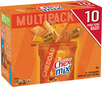 Chex Mix Cheddar Snack Mix 10 Count