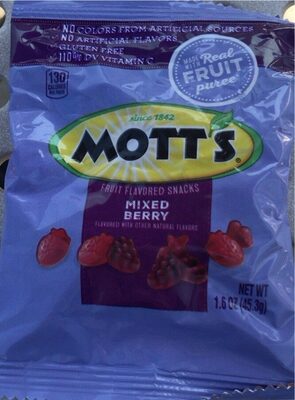 Mott's Medleys Mixed Berry Fruit Flavored Snacks