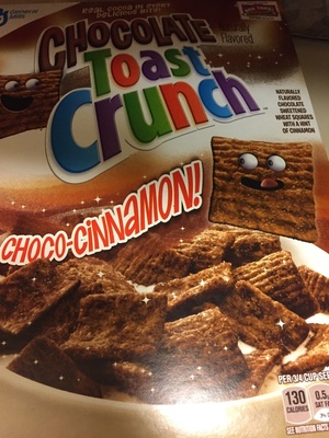 Chocolate Toast Crunch, Chocolate Sweetened Wheat Squares, Chocolate, Chocolate