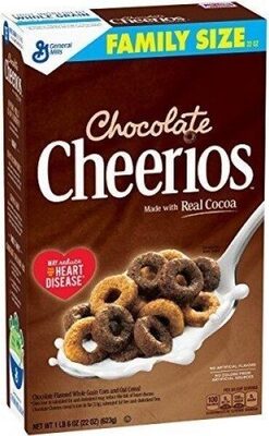 Gmills Choc Cheerios Whl Grn Oat Cereal Family Sz