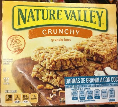 Coconut Crunchy Granola Bars, Coconut