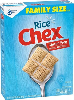 Rice Chex Gluten Free Breakfast Cereal Family Size