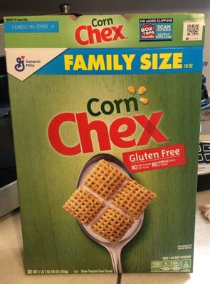 Corn Chex Gluten Free Breakfast Cereal Family Size