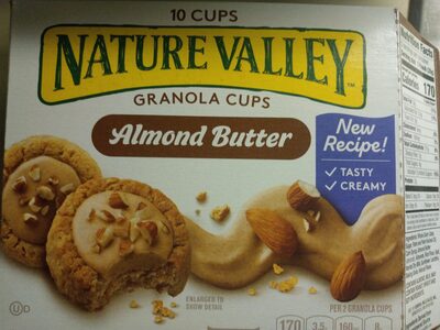 Almond Butter Granola Cups, Almond Butter