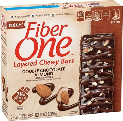 Layered Chewy Bars, Double Chocolate Almond
