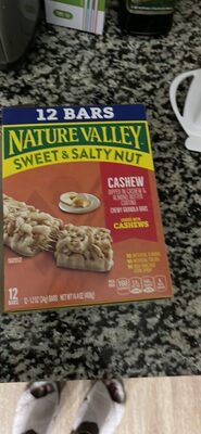 Nature Valley Sweet & Salty Nut Cashew Granola Bars 12 Count