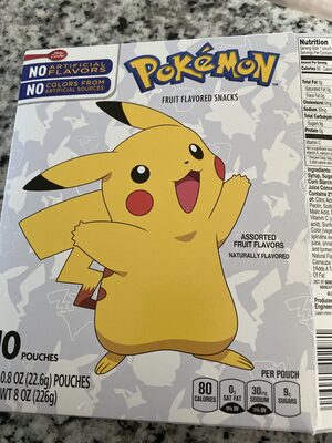 Betty Crocker Pokemon Fruit Snacks 10ct