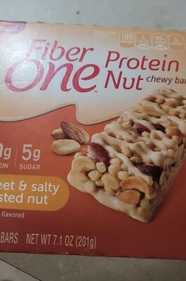 Protein Nut Chewy Bars, Sweet & Salty Roasted Nut