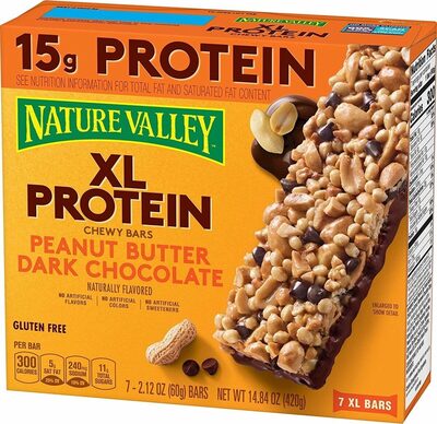 Xl Protein Chewy Bars, Peanut Butter Dark Chocolate
