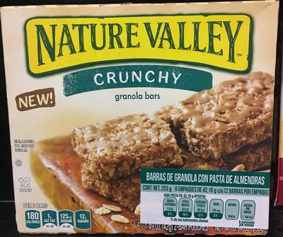 Crunchy Granola Bars, Almond Butter