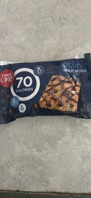 Fiber One 70 Calorie Chocolate Chip Cookie Brownie