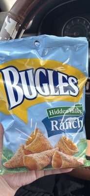 Bugles Hidden Valley Ranch Crispy Corn Snacks