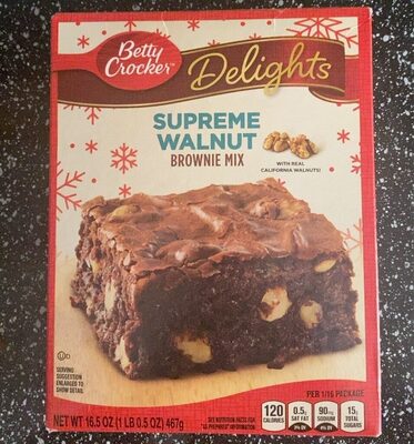 Betty Crocker Delights Supreme Walnut Brownie Mix