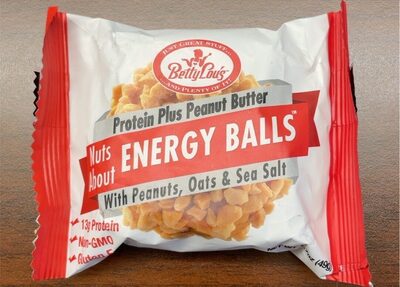 Protein Plus Peanut Butter With Peanuts, Oats & Sea Salt Energy Balls, Peanuts, Oats & Sea Salt