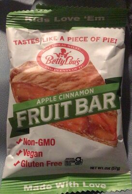Apple Cinnamon Fruit Bar, Apple Cinnamon