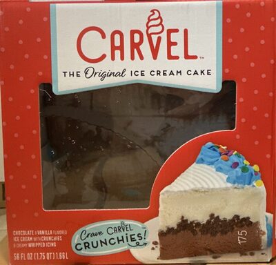 The Original Layers Of Chocolate And Vanilla Flavored Ice Cream With Chocolate Flavored Crunchies And Creamy Whipped Icing Ice Cream Cake, Original, Chocolate And Vanilla