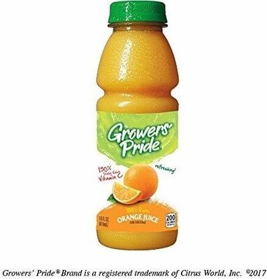 100% Pure Juice From Concntrate, Orange