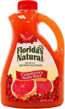 Cranberry Ruby Red Premium Cranberry Flavored Grapefruit Juice Cocktail Not From Concentrate, Cranberry Ruby Red