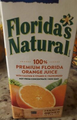 No Pulp 100% Premium Florida Orange Juice, Orange