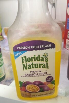 Premium Passion Fruit Splash Flavored Fruit Juice Cocktail, Passion Fruit
