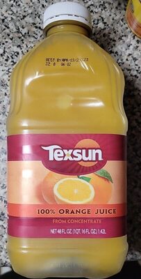100% Orange Juice From Concentrate, Orange