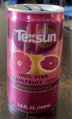 100% Pink Grapefruit Juice From Concentrate, Pink Grapefruit