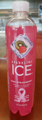 Sparkling Ice Kiwi Strawberry 17oz Bottle EA