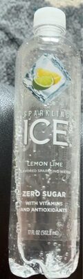 Sparkling Ice Lemon Lime 17oz Bottle EA