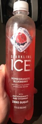 Pomegranate Blueberry Flavored Sparkling Water, Pomegranate Blueberry