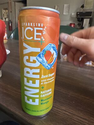 Sparkling Ice + Energy Maximum Mango 12oz Can EA