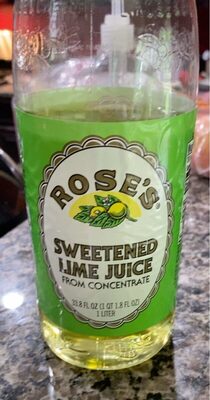 Sweetened Lime Juice, Sweetened Lime