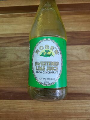 Sweetened Lime Juice, Lime