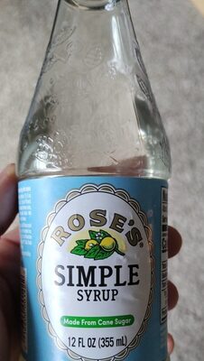 Simple Syrup Made From Cane Sugar, Simple Syrup