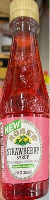 Rose's Strawberry Syrup, 12 Fl Oz