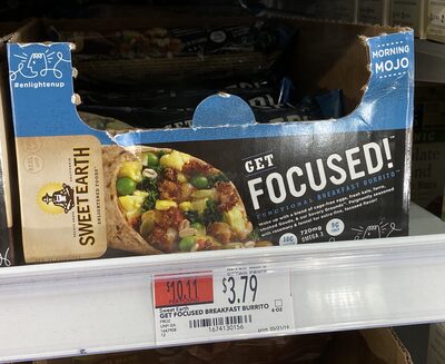 Get Focused! Wake Up With A Blend Of Cage-Free Eggs, Fresh Kale, Farro, Smoked Gouda, & Our Savory Grounds Poignantly Seasoned With Rosemary & Fennel Functional Breakfast Burrito, Get Focused!