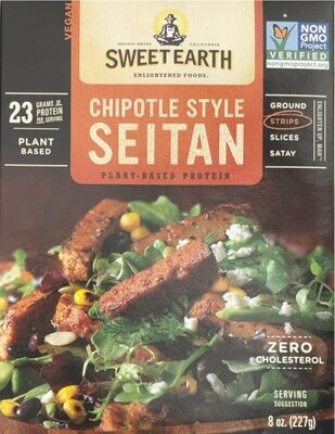 Chipotle Style Seitan Strips, Chipotle Style