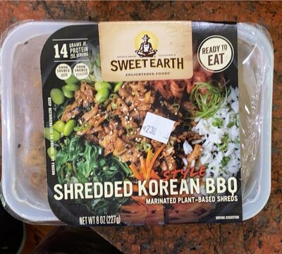 Sweet Earth Shredded Korean-Style BBQ Marinated Plant Based Shreds
