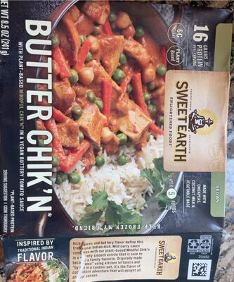 DISCO  SWEET EARTH Frozen Meal Butter Chicken Bowl 8.5oz