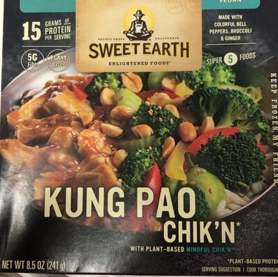 Kung Pao Chik'N With Plant-Based Mindful Chik'N Made With Colorful Bell Peppers, Broccoli & Ginger, Kung Pao Chik'N