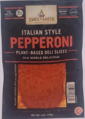 Italian Style Pepperoni Plant-Based Deli Slices, Italian Style