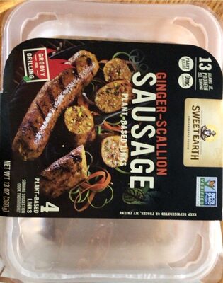 Ginger-Scallion Sausage Plant-Based Links, Ginger-Scallion