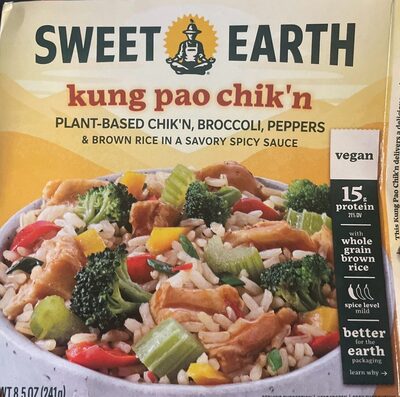 DISCO SWEET EARTH Frozen Meal Kung Pao Chicken Bowl 8.5oz