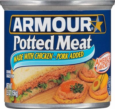 Armour Star Potted Meat, 8g Protein Per Serving, Canned Meat, 5.5 oz. Can
