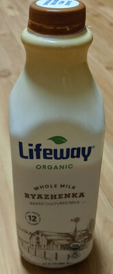 Ryazhenka Baked Cultured Whole Milk