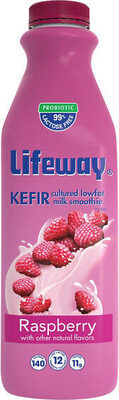 Raspberry Kefir Cultured Lowfat Milk, Raspberry