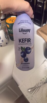 Blueberry Kefir Cultured Lowfat Milk, Blueberry