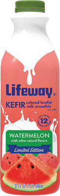 Watermelon Limited Edition Kefir Cultured Lowfat Milk, Watermelon