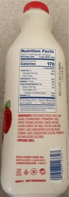 Strawberry Organic Kefir Culture Whole Milk, Strawberry